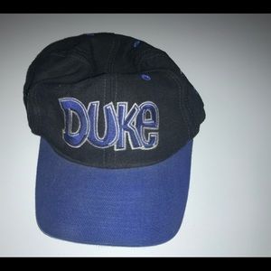 Blue and black Duke hat
